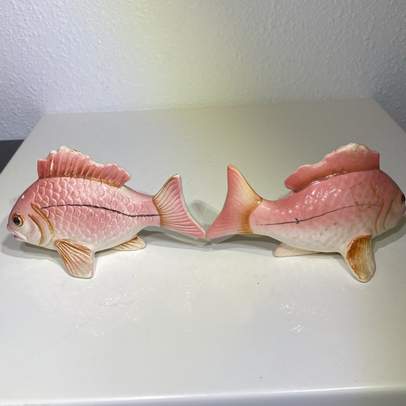 Vintage 50’s Extremely RARE Set of Koi Fish Salt & Pepper Shakers SONSCO Japan - Picture 10 of 14